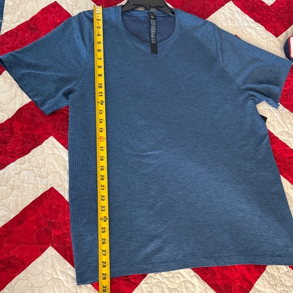 lululemon athletica Men's Metal Vent Tech Short Sleeve Blue Tee, NWT, XL - Picture 7 of 9